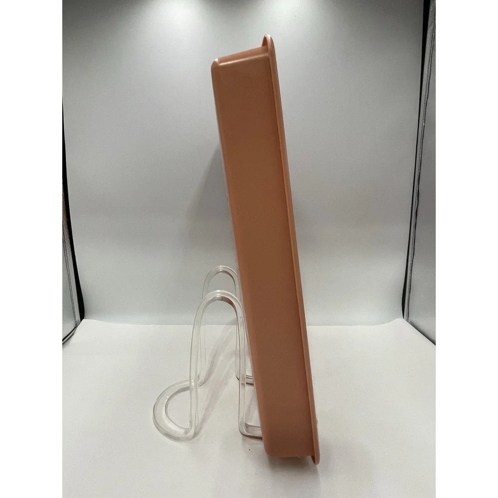 Vintage Pink Rubbermaid Plastic Silverware Flatware Utensil‎ Holder Tray